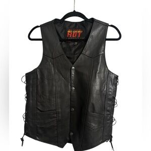 Hot Leathers Leather Biker Vest